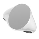 Sterling Silver Oval Signet Ring