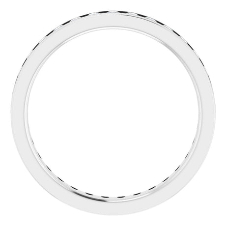 10K White Gold 5/8 CTW Lab-Grown Diamond Eternity Band