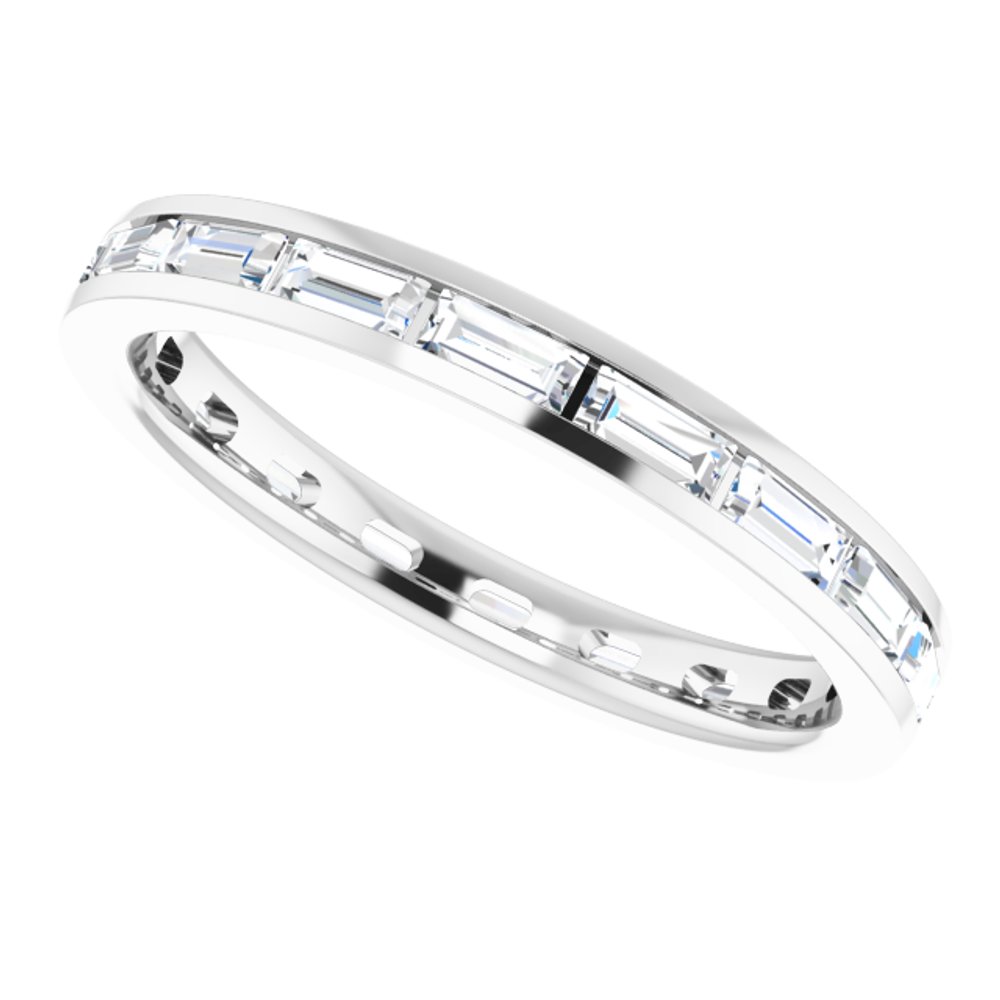 14K White Gold 5/8 CTW Lab-Grown Diamond Eternity Band