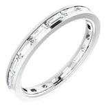 14K White Gold 5/8 CTW Lab-Grown Diamond Eternity Band Size 5
