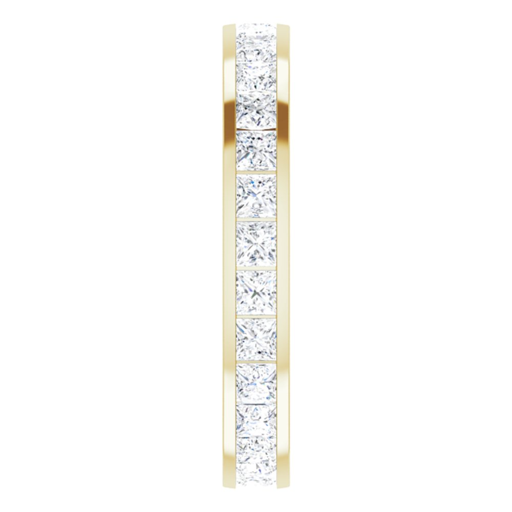 14K Yellow Gold 1 1/2 CTW Lab-Grown Diamond Eternity Band