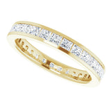 14K Yellow Gold 1 1/2 CTW Lab-Grown Diamond Eternity Band