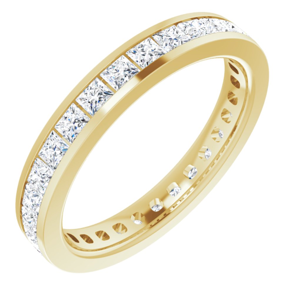 14K Yellow Gold 1 1/2 CTW Lab-Grown Diamond Eternity Band