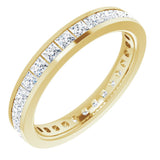 14K Yellow Gold 1 1/2 CTW Lab-Grown Diamond Eternity Band