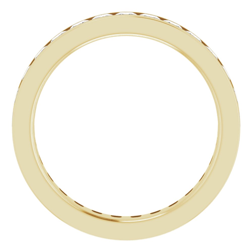 14K Yellow Gold 1 1/2 CTW Lab-Grown Diamond Eternity Band