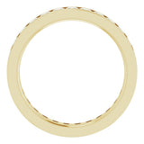 14K Yellow Gold 1 1/2 CTW Lab-Grown Diamond Eternity Band