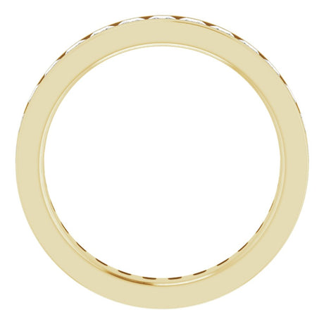 14K Yellow Gold 1 1/2 CTW Lab-Grown Diamond Eternity Band