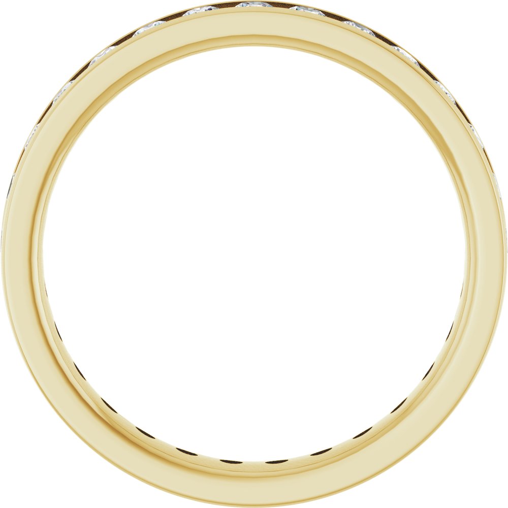 14K Yellow Gold 7/8 CTW Lab-Grown Diamond  Eternity Band Size 6
