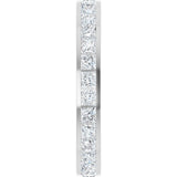 14K White Gold 1 5/8 CTW Lab-Grown Diamond Eternity Band