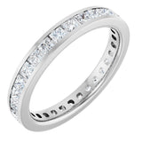 14K White Gold 1 5/8 CTW Lab-Grown Diamond Eternity Band