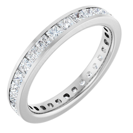 14K White Gold 1 5/8 CTW Lab-Grown Diamond Eternity Band
