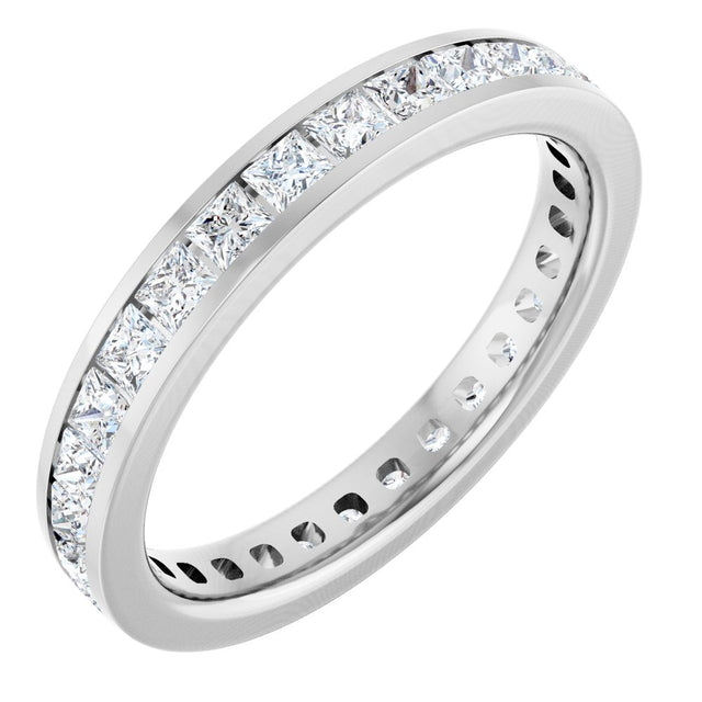 14K White Gold 1 5/8 CTW Lab-Grown Diamond Eternity Band