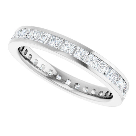14K White Gold 1 5/8 CTW Lab-Grown Diamond Eternity Band