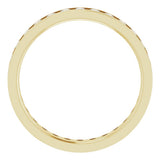 10K Yellow Gold 9/10 CTW Lab-Grown Diamond Eternity Band