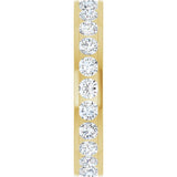 14K Yellow Gold 1 3/8 CTW Lab-Grown Diamond  Eternity Band Size 6.5