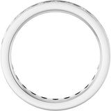 14K White Gold 1 3/8 CTW Lab-Grown Diamond  Eternity Band Size 6