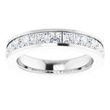 14K White Gold 3/8 CTW Natural Diamond Anniversary Band