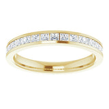 14K Yellow Gold 1/2 CTW Lab-Grown Diamond Anniversary Band