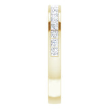 14K Yellow Gold 1/2 CTW Lab-Grown Diamond Anniversary Band