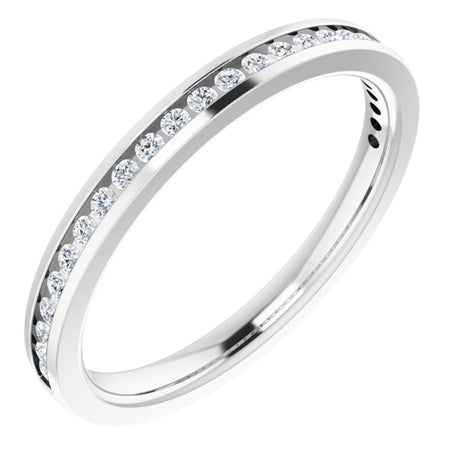 14K White Gold 1/5 CTW Lab-Grown Diamond Anniversary Band