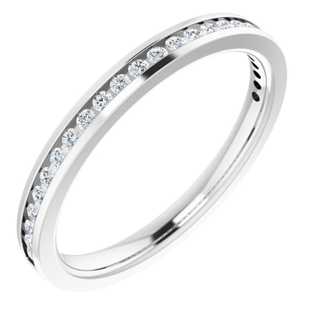 14K White Gold 1/5 CTW Lab-Grown Diamond Anniversary Band