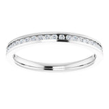 14K White Gold 1/5 CTW Lab-Grown Diamond Anniversary Band
