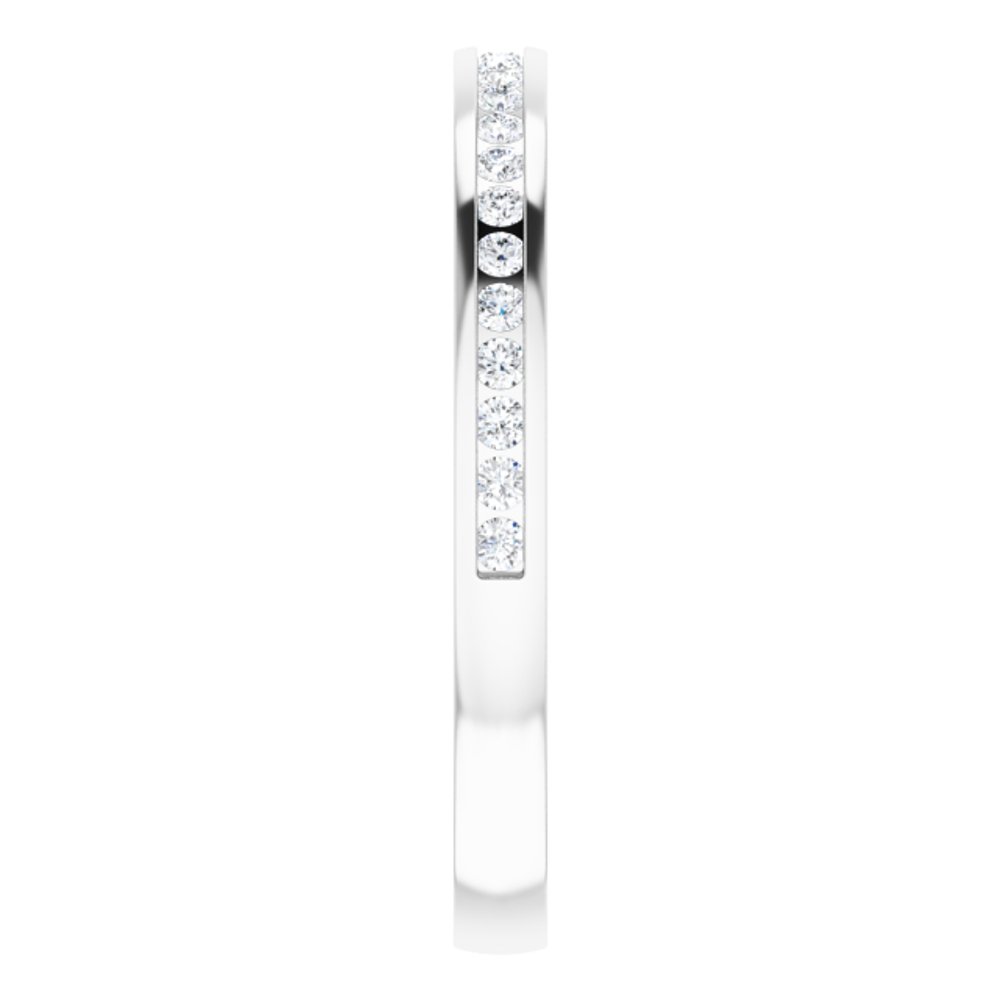 14K White Gold 1/5 CTW Lab-Grown Diamond Anniversary Band