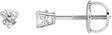 14K White Gold .06 CTW Natural Diamond Earrings