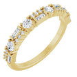 14K Yellow Gold 3/8 CTW Lab-Grown Diamond Anniversary Band