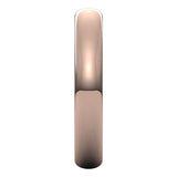 14K Rose Gold 3.5 mm Half Round Band Size 7