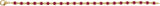 14K Yellow Gold Lab-Grown Ruby 7 1/4" Line Bracelet