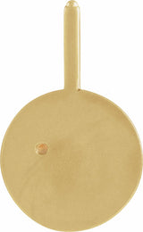 14K Yellow Gold Natural Spessartite Garnet & .0075 CTW Natural Diamond Virgo Charm/Pendant