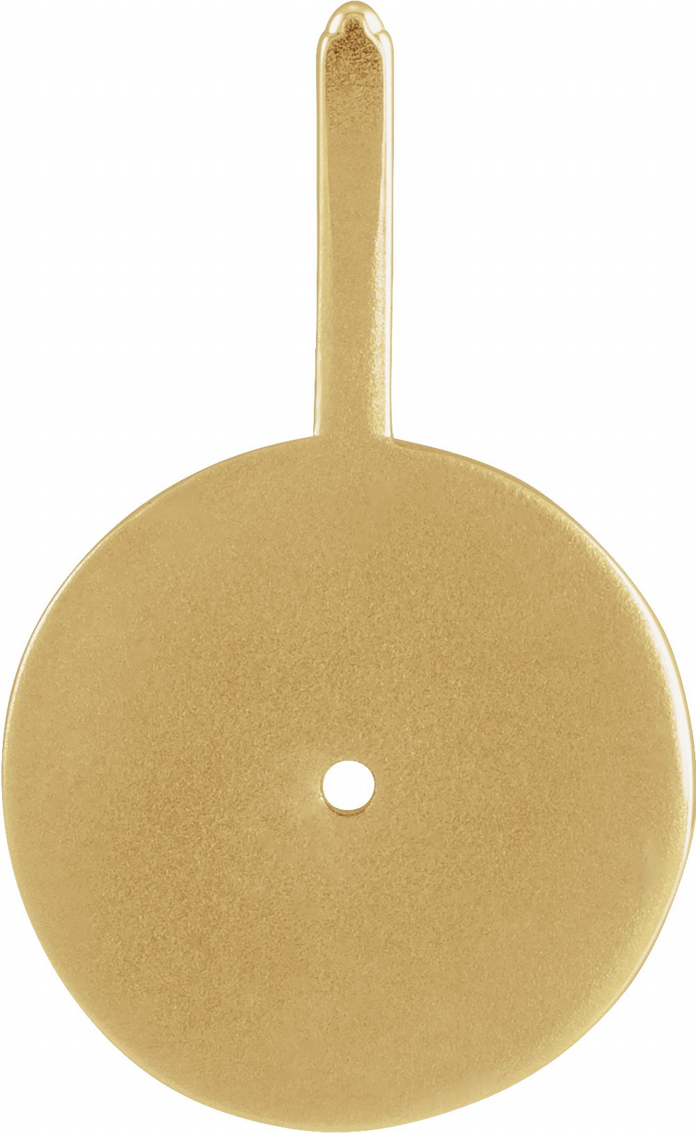 14K Yellow Gold Natural Peridot & .005 CTW Natural Diamond Gemini Charm/Pendant