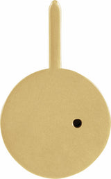 14K Yellow Gold Natural Black Spinel & .0075 CTW Natural Diamond Aquarius Charm/Pendant