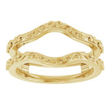 14K Yellow Vintage-Inspired Ring Guard