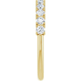 14K Yellow Gold 5/8 CTW Lab-Grown Diamond Anniversary Band