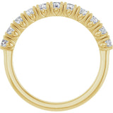 14K Yellow Gold 5/8 CTW Lab-Grown Diamond Anniversary Band