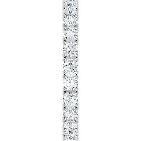 14K White Gold 1 1/2 CTW Lab-Grown Diamond Eternity Band