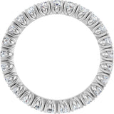 14K White Gold 1 1/2 CTW Lab-Grown Diamond Eternity Band