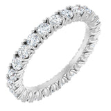 14K White Gold 1 1/2 CTW Lab-Grown Diamond Eternity Band