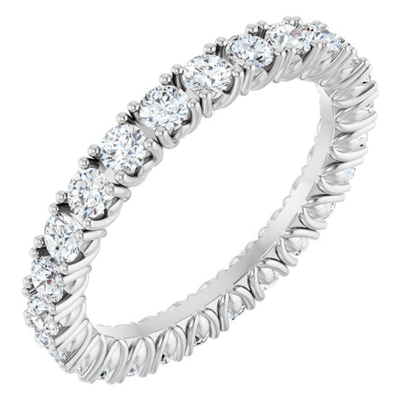 14K White Gold 1 1/2 CTW Lab-Grown Diamond Eternity Band