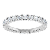 14K White Gold 1 1/2 CTW Lab-Grown Diamond Eternity Band