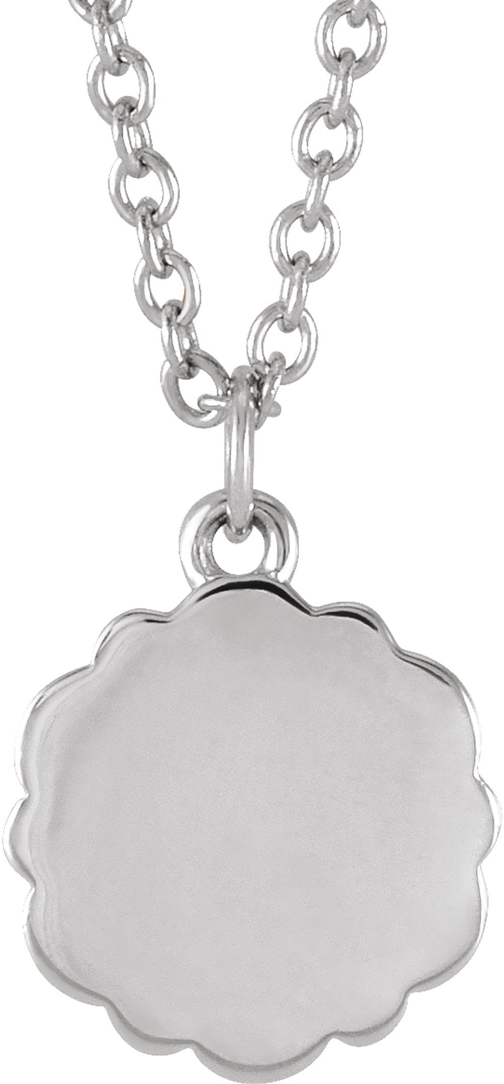 Sterling Silver Bee Medallion 16-18" Necklace