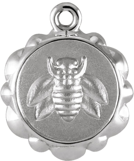 Sterling Silver Bee Dangle 