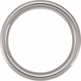 Tungsten 8 mm Beveled-Edge Velvet Antler Wood Inlay Comfort-Fit Flat Band Size 7