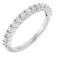 14K White Gold 3/8 CTW Natural Diamond 15-Year Anniversary Band