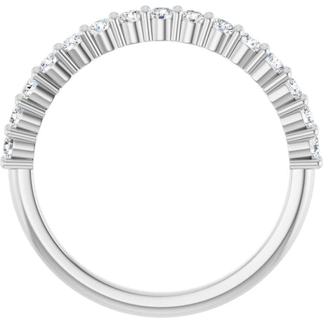 14K White Gold 3/8 CTW Lab-Grown Diamond 15-Year Anniversary Band