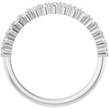 14K White Gold 3/8 CTW Lab-Grown Diamond 15-Year Anniversary Band