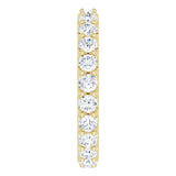 14K Yellow Gold 1 3/8 CTW Natural Diamond Eternity Band Size 4.5