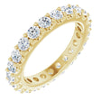 14K Yellow Gold 1 3/8 CTW Natural Diamond Eternity Band Size 4.5
